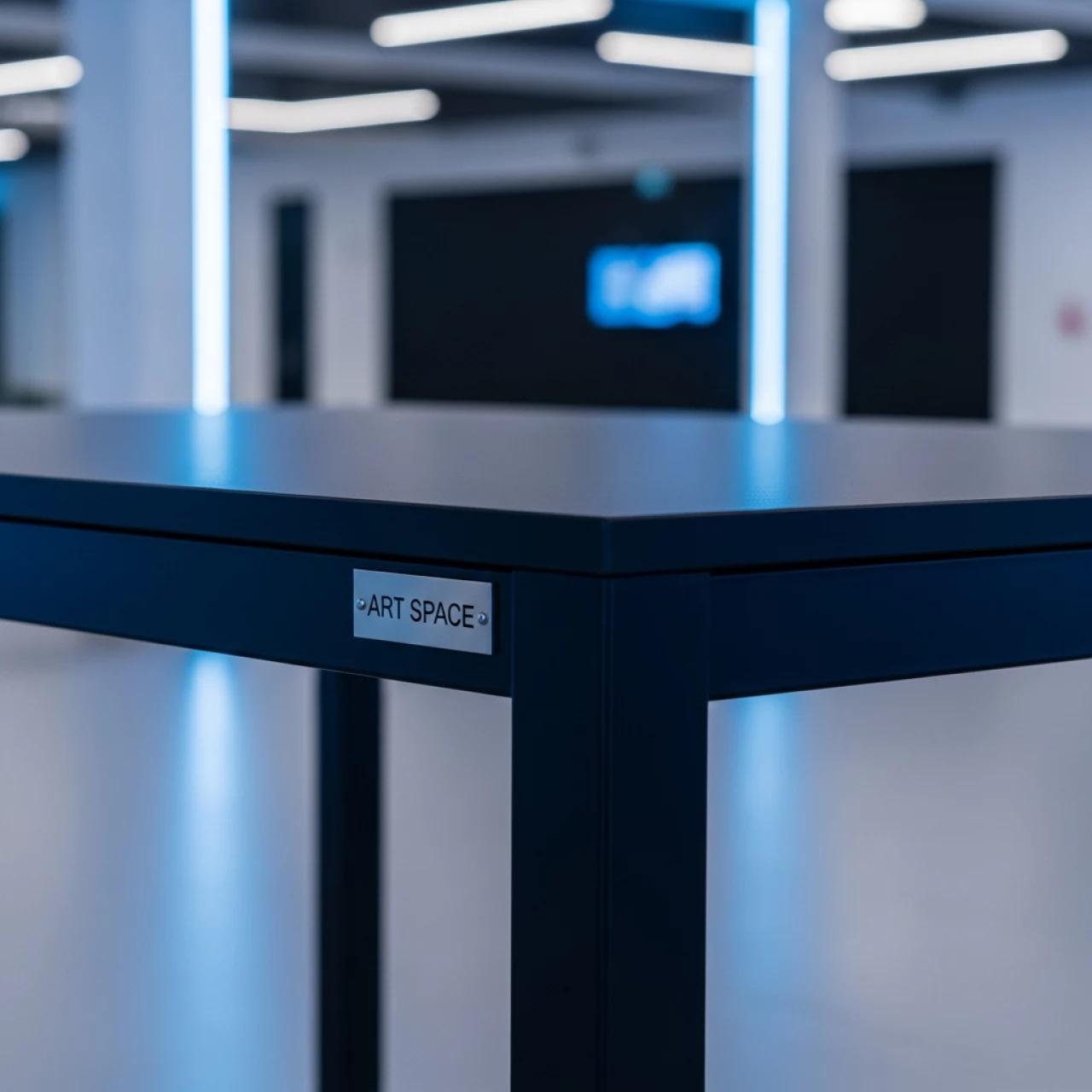 Аренда Стол черный прямоугольный Backstage 120х60 см на территории Морпорта Сочи — ART SPACE