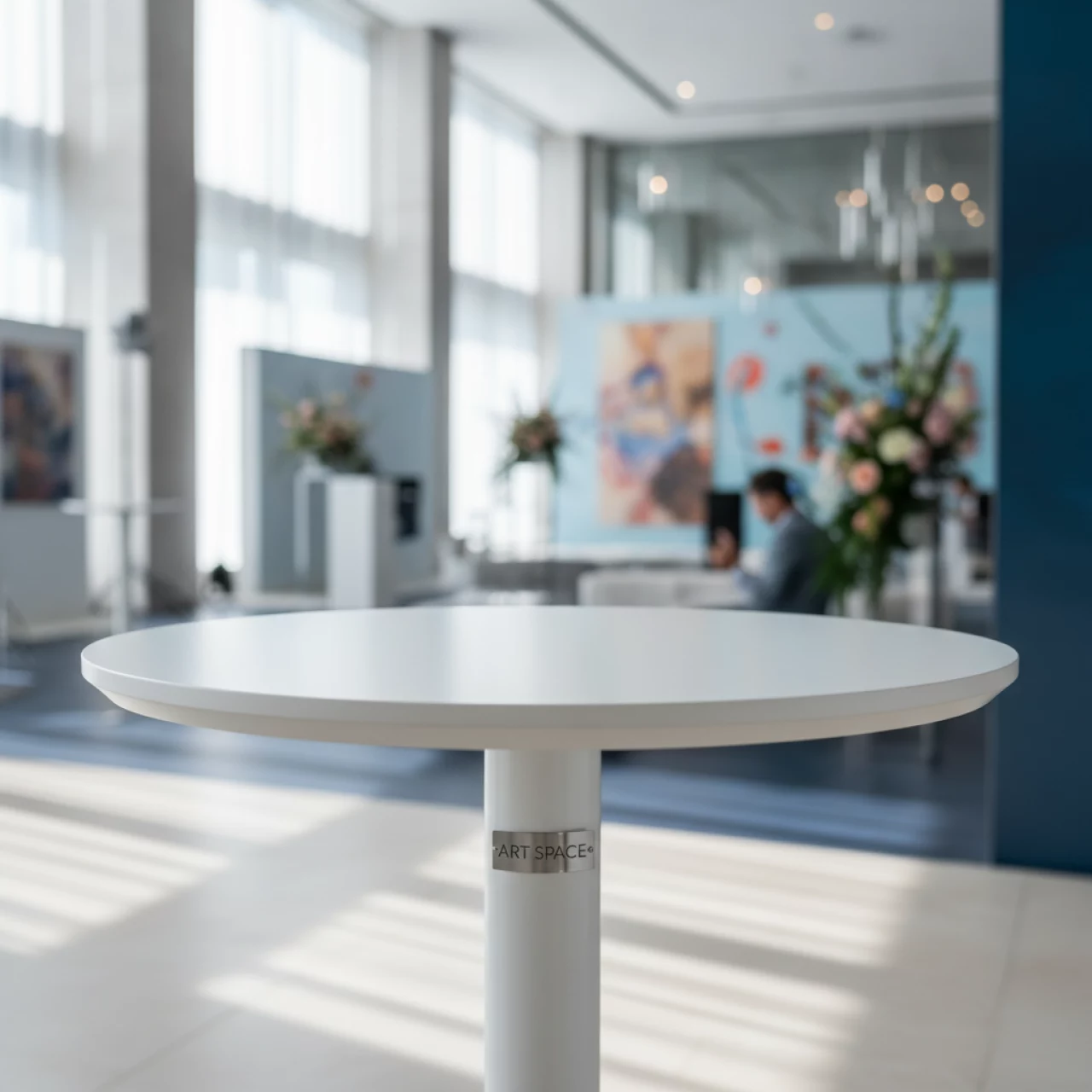 Аренда Стол Circular White d 70 см в Golden Tulip Rosa Khutor — ART SPACE