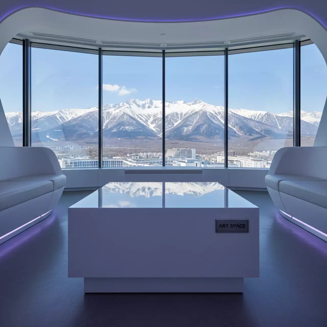 Аренда Стол Cube White на курорте «Газпром» (Альпика) — ART SPACE