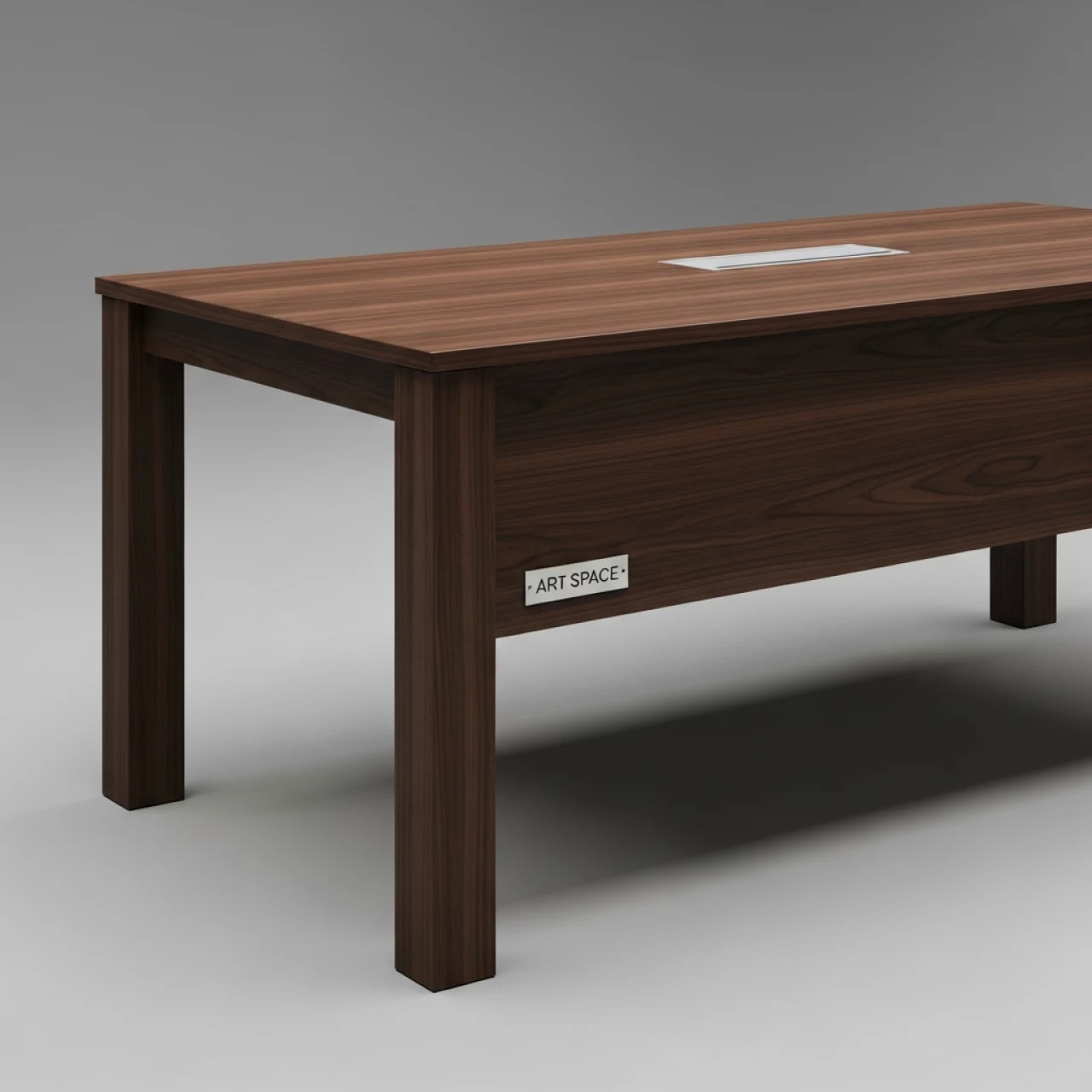 Аренда Стол цвета венге прямоугольный Backstage 120х60 см в ледовом дворце «Большой» — ART SPACE