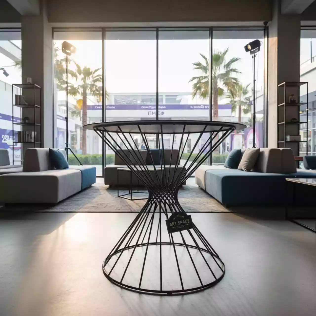 Аренда Стол Cyclone 70 black в Сочи Парк Отеле — ART SPACE