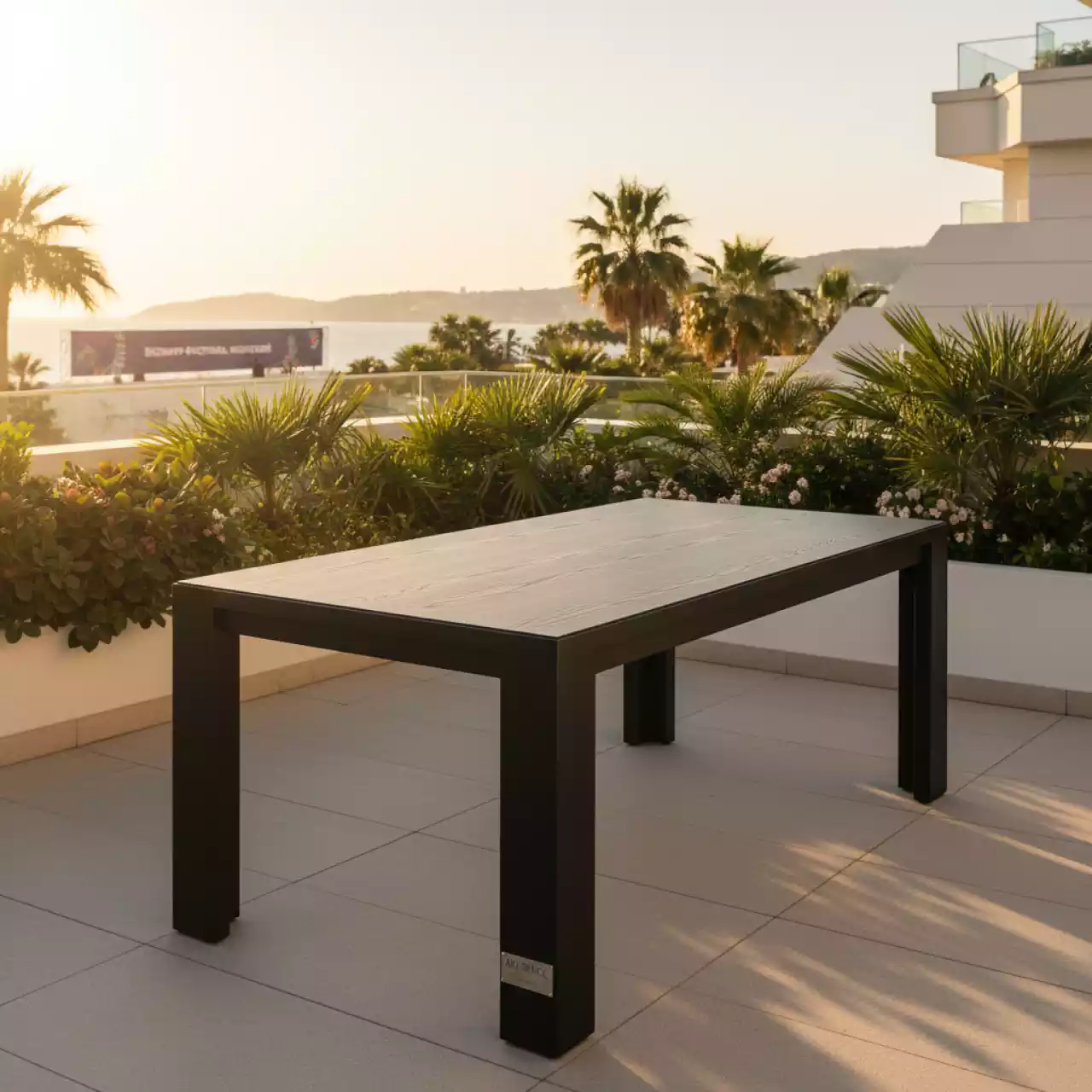 Аренда Стол деревянный Эльпатия 150 дуб рошелье черный матовый в Swissôtel Resort Sochi Kamelia — ART SPACE