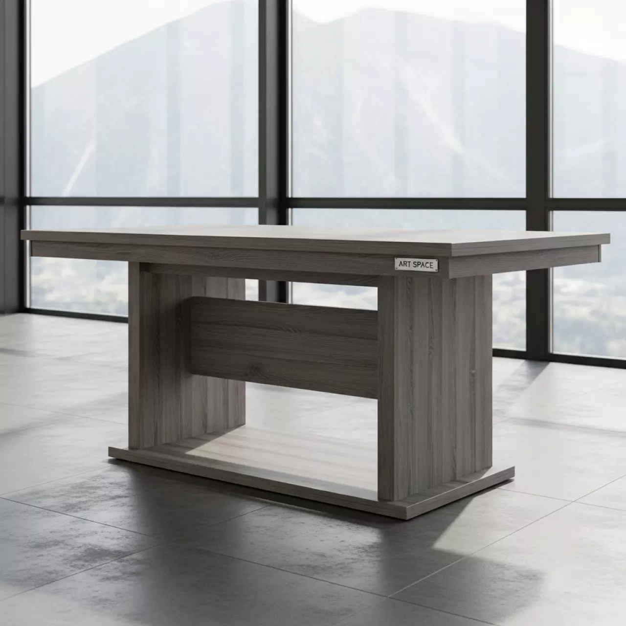 Аренда Стол деревянный Кортез 32 116 160x77 раздвижной малави серый в ОКЦ «Галактика» — ART SPACE