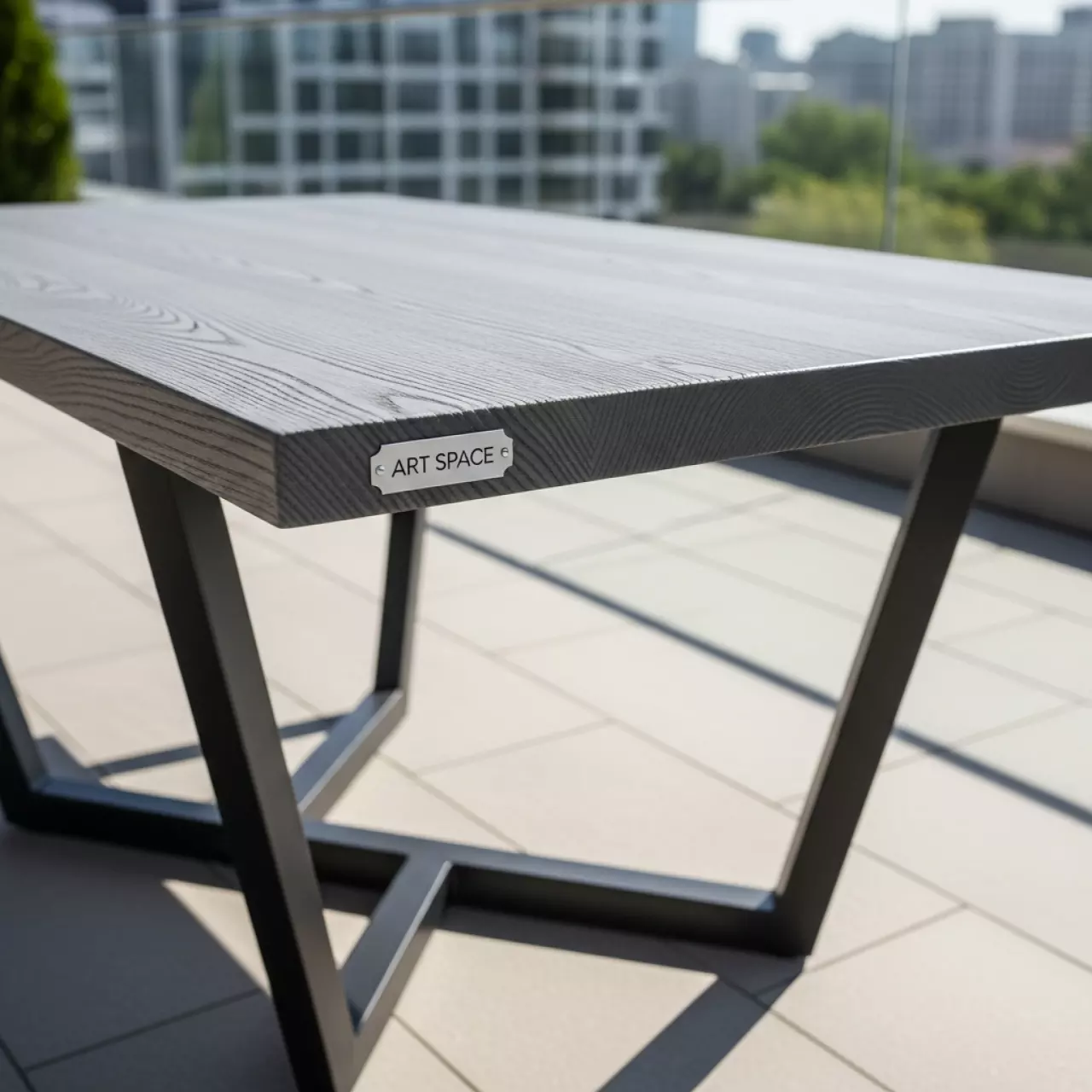 Аренда Стол деревянный лофт серый в Сочи Парк Отеле — ART SPACE