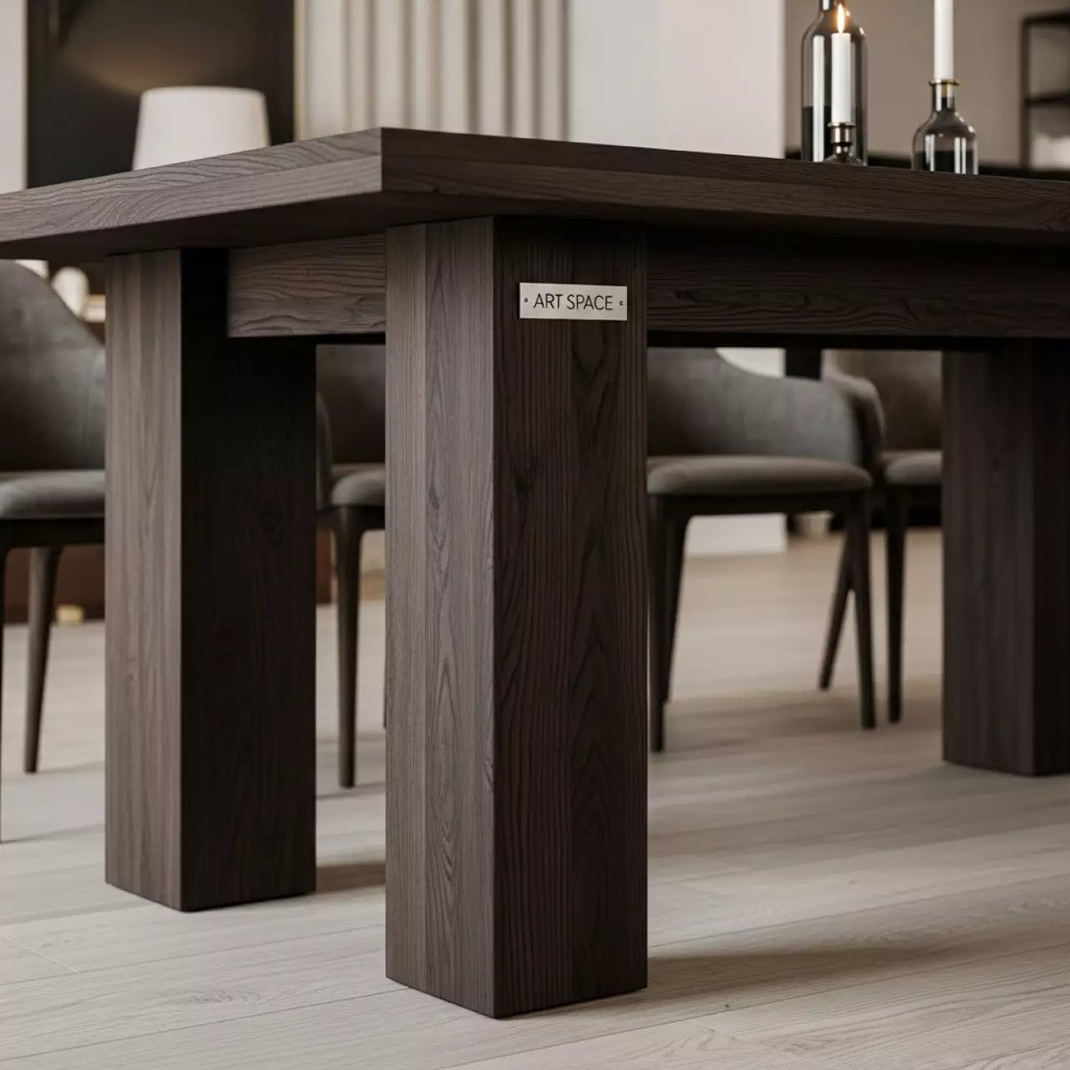 Аренда Стол деревянный обеденный Pevero в Stella di Mosca — ART SPACE