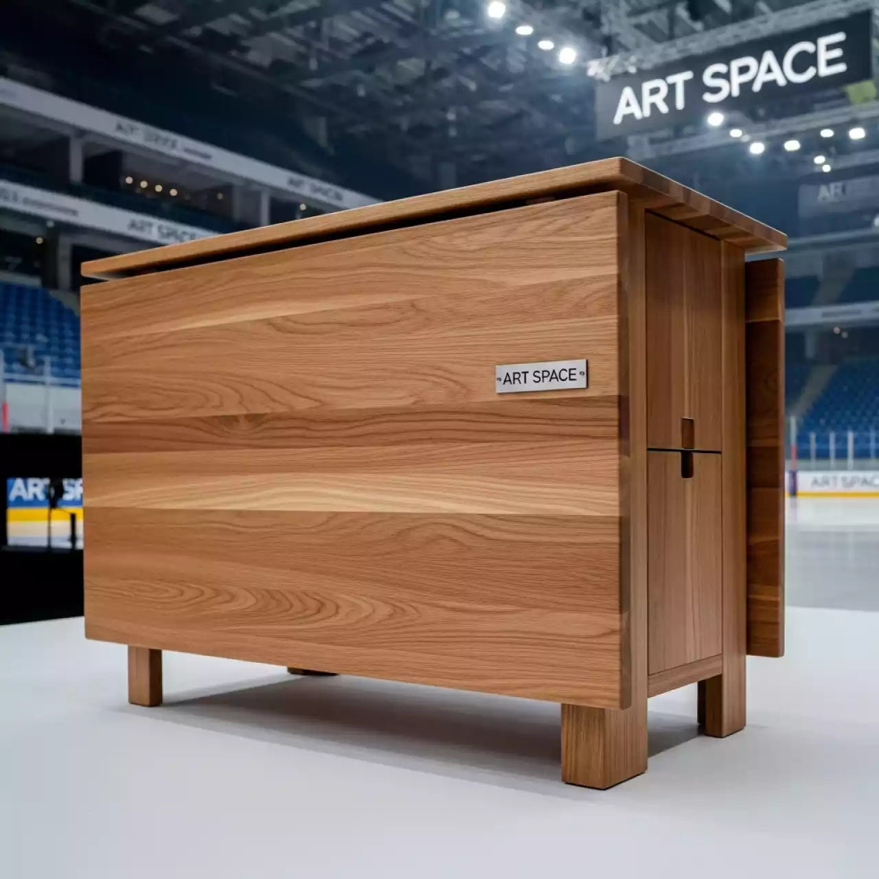 Аренда Стол деревянный складной Truva 80 в Ледовом дворце «Айсберг» — ART SPACE