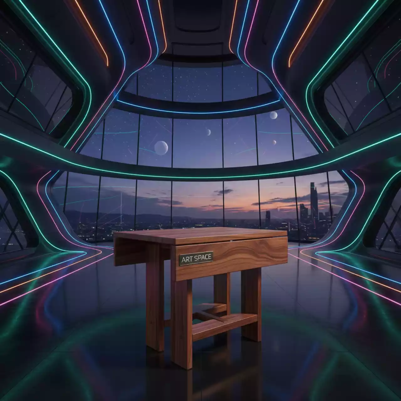 Аренда Стол деревянный складной в ОКЦ «Галактика» — ART SPACE