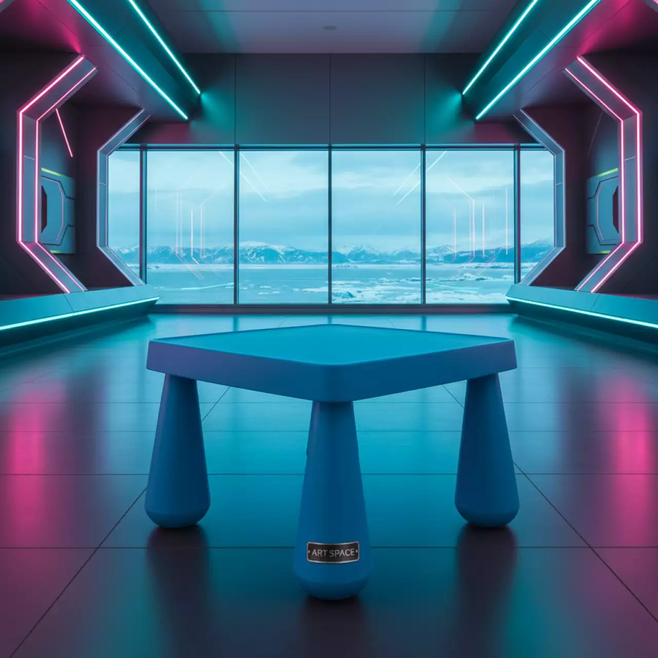 Аренда Стол детский Маммут синий в конгресс-холле отеля Жемчужина — ART SPACE