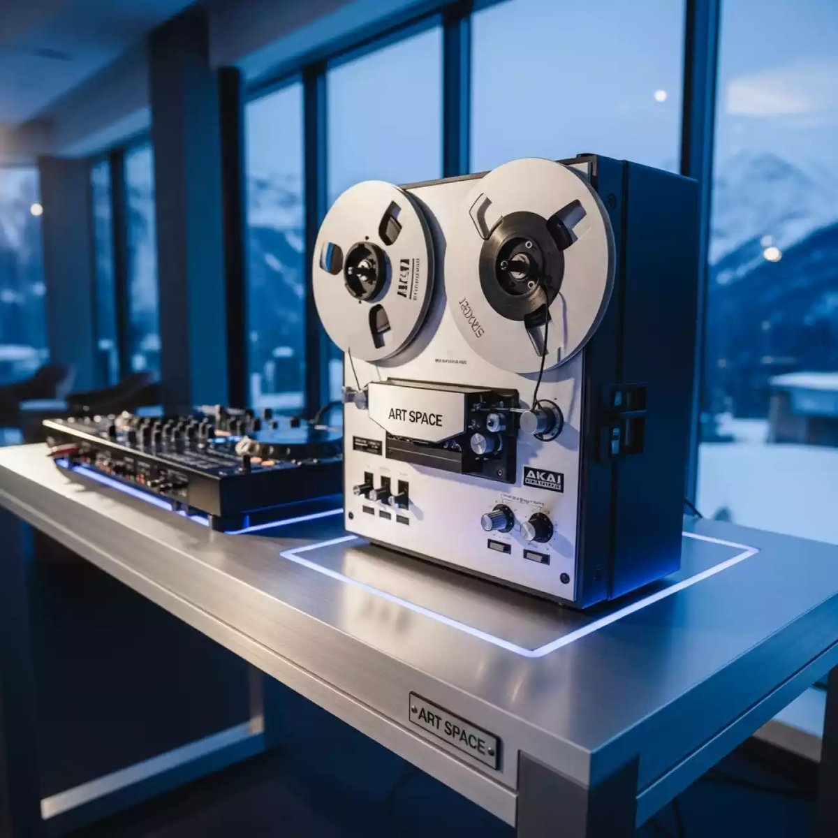 Аренда Стол DJ и магнитофон Akai GX 77 в Golden Tulip Rosa Khutor — ART SPACE