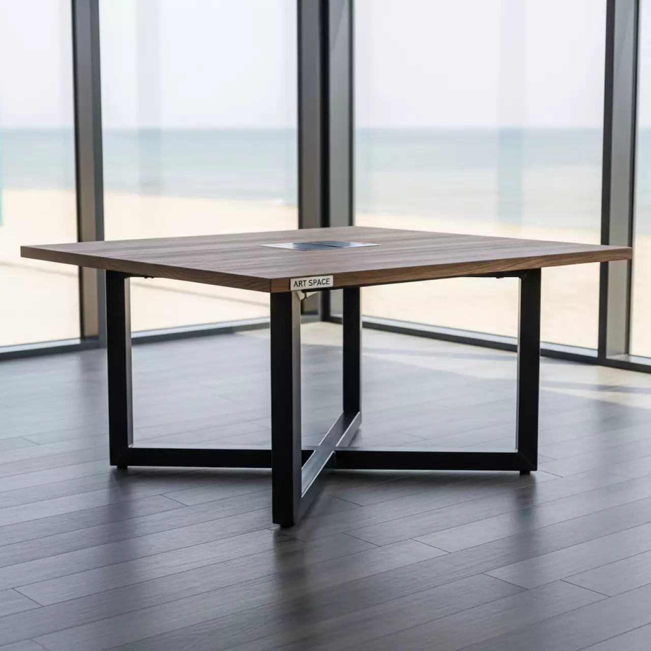 Аренда Стол для переговоров 900х900 брауни в пляжном комплексе VinoGrad — ART SPACE