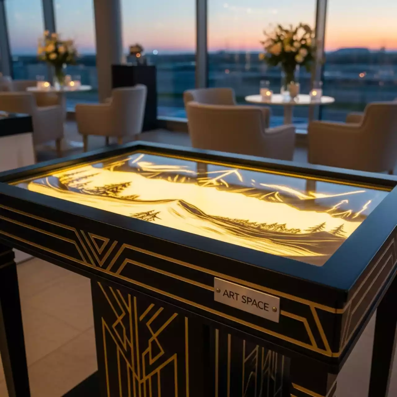 Аренда Стол для рисования песком с подсветкой на Сочи Автодроме — ART SPACE