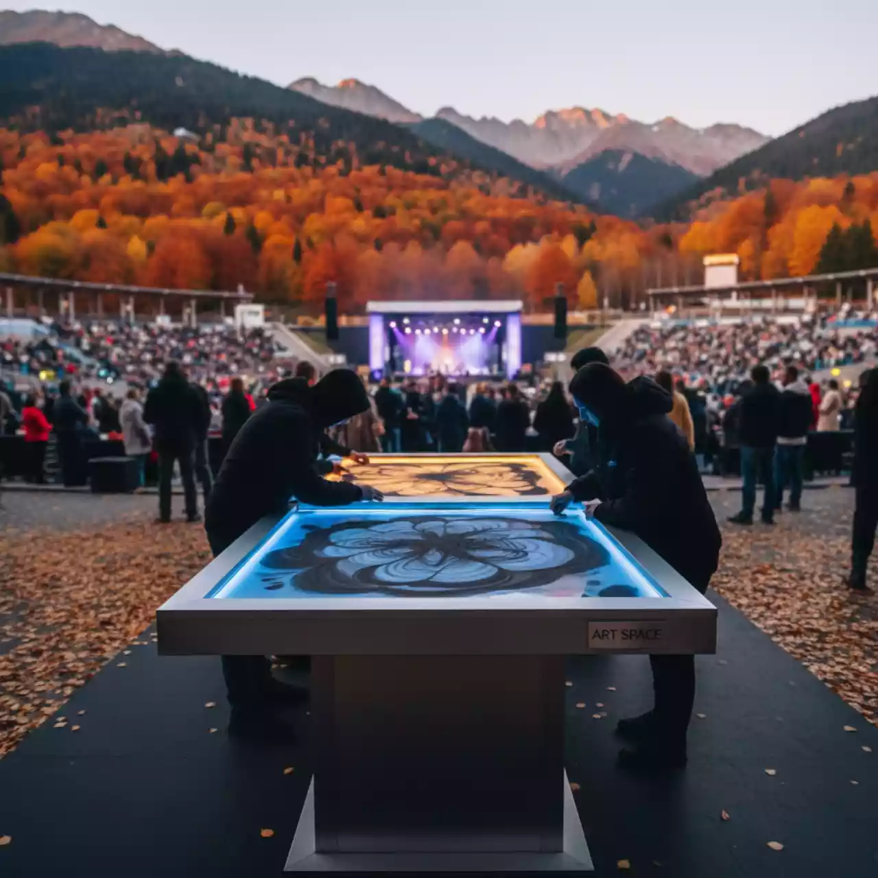 Аренда Стол для рисования песком в Rixos Krasnaya Polyana — ART SPACE