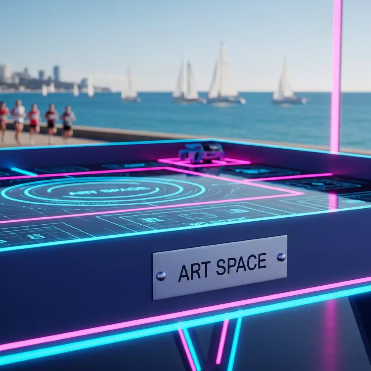 Аренда Стол для соревнований по робототехнике Мироника Уникум Лего Регулируемый на парусной регате (Сочи) — ART SPACE