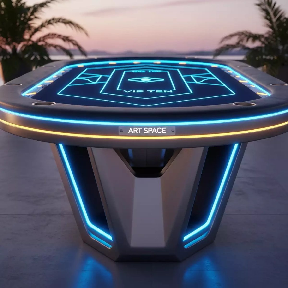 Аренда Стол для спортивного покера VIP Десятка в ресторане «Плакучая Ива» — ART SPACE