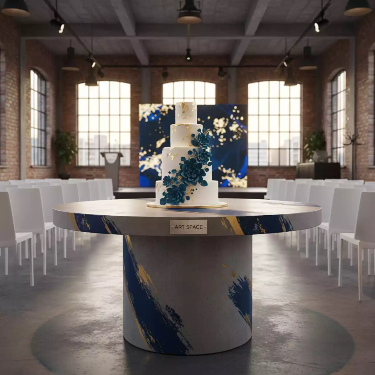 Аренда Стол для торта усиленный 100 см в ресторане «Sanremo» — ART SPACE