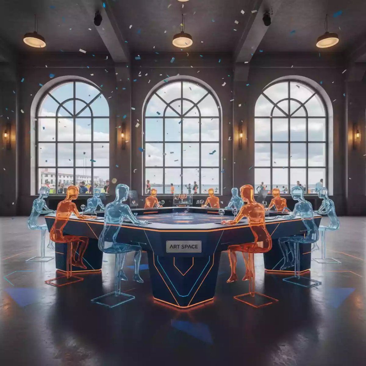 Аренда Стол до 12 игроков в зале «Чайка» (Морпорт) — ART SPACE