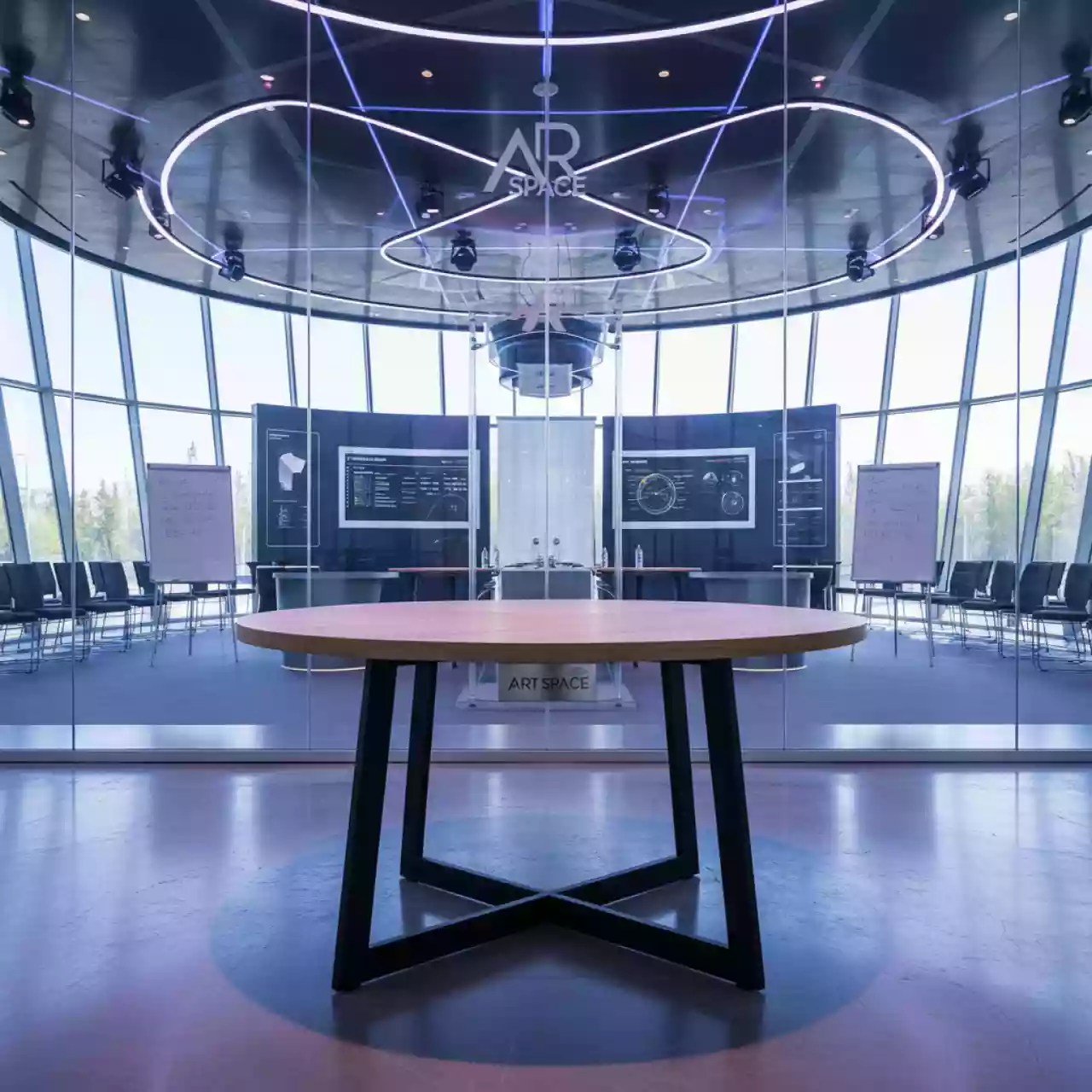 Аренда Стол Eames D 120 дерево в Ледовом дворце «Айсберг» — ART SPACE