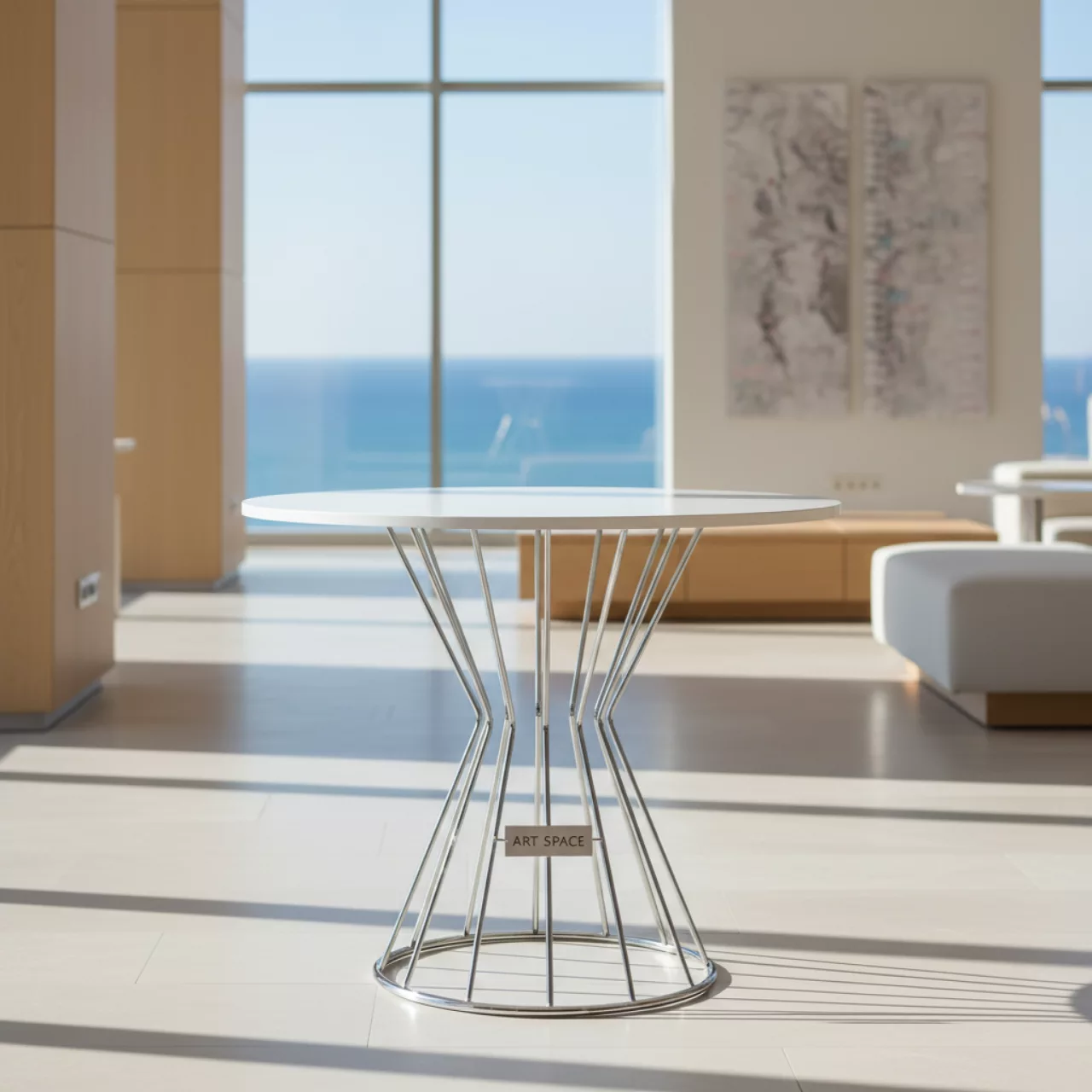 Аренда Стол Eames Metal White D 80 в отеле Hyatt Regency Sochi — ART SPACE