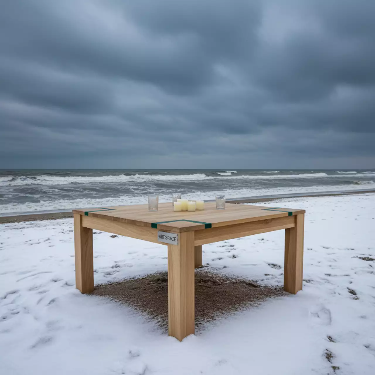 Аренда Стол Эко 750х750 мм на пляже «Ривьера» — ART SPACE