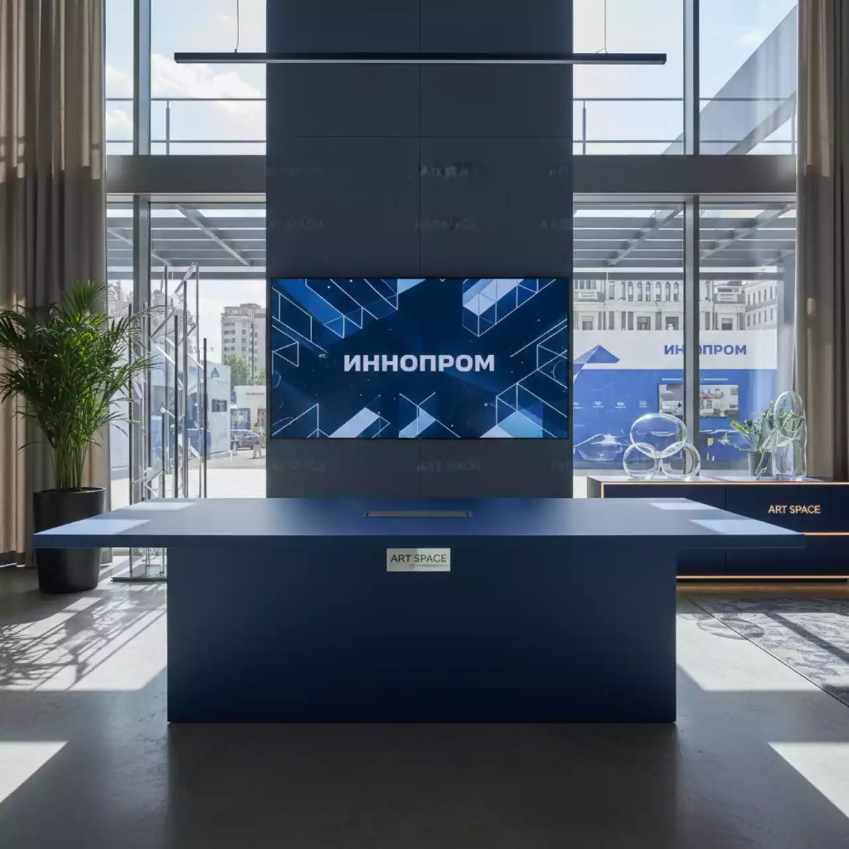 Аренда Стол эксклюзивный синий в санатории «Сочи» — ART SPACE