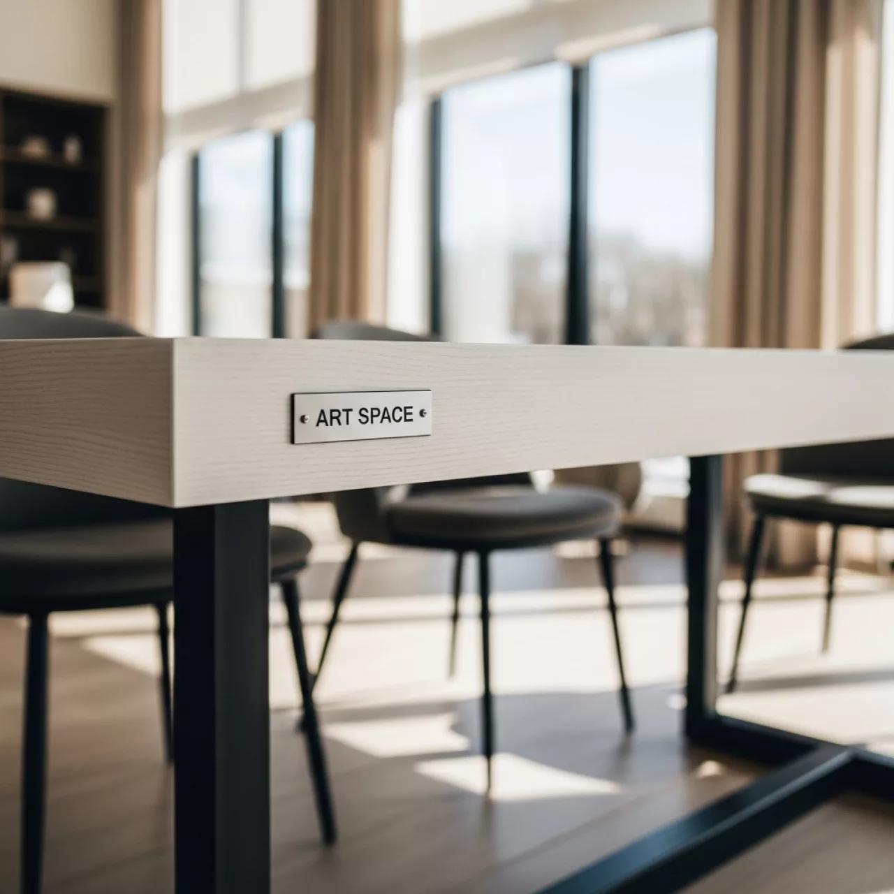 Аренда Стол Энцо ЛДСП дуб галифакс белый в Сочи Парк Отеле — ART SPACE