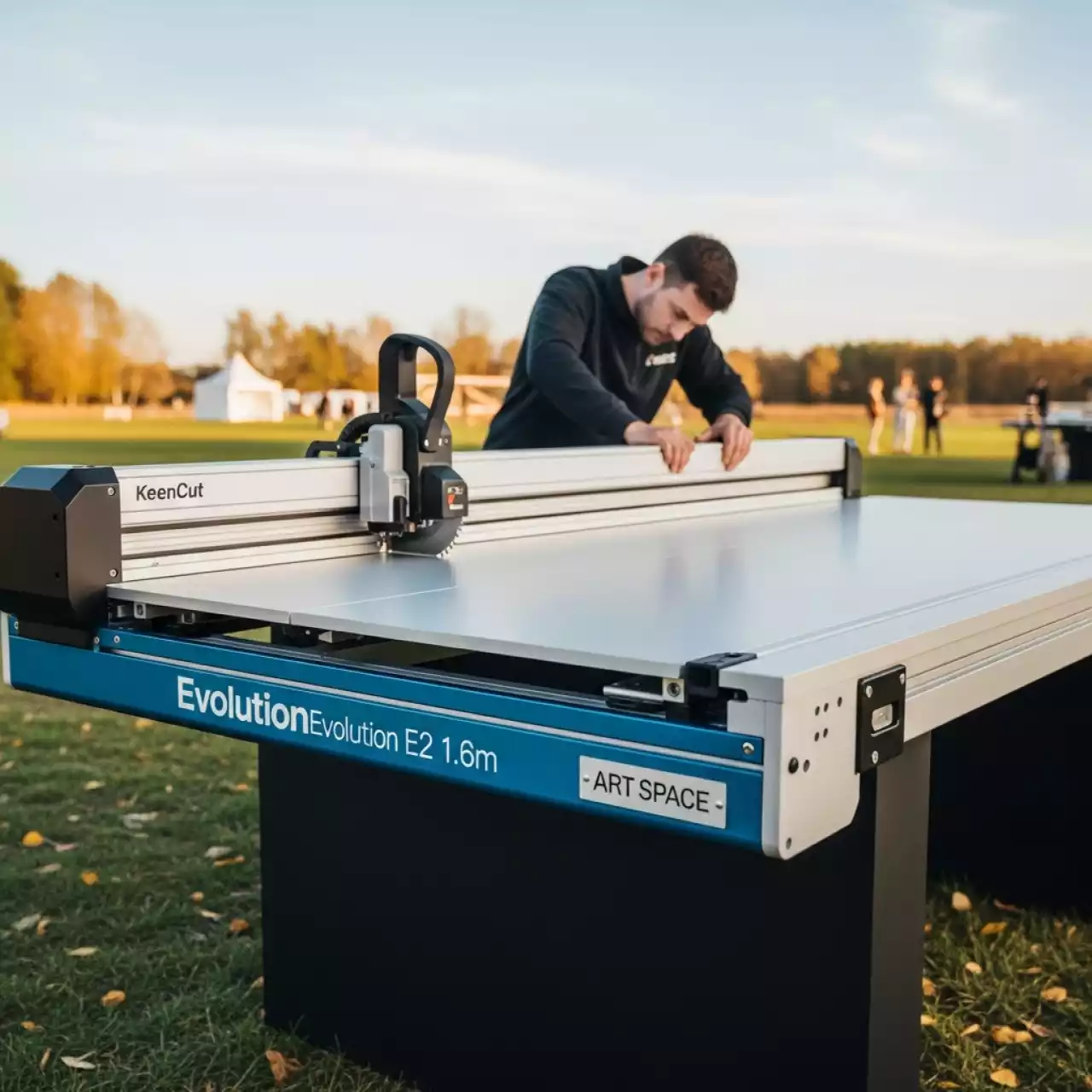 Аренда Стол Evolution Bench 190 для резака KeenCut Evolution E2 1,6 м на пляже «Мандарин» — ART SPACE