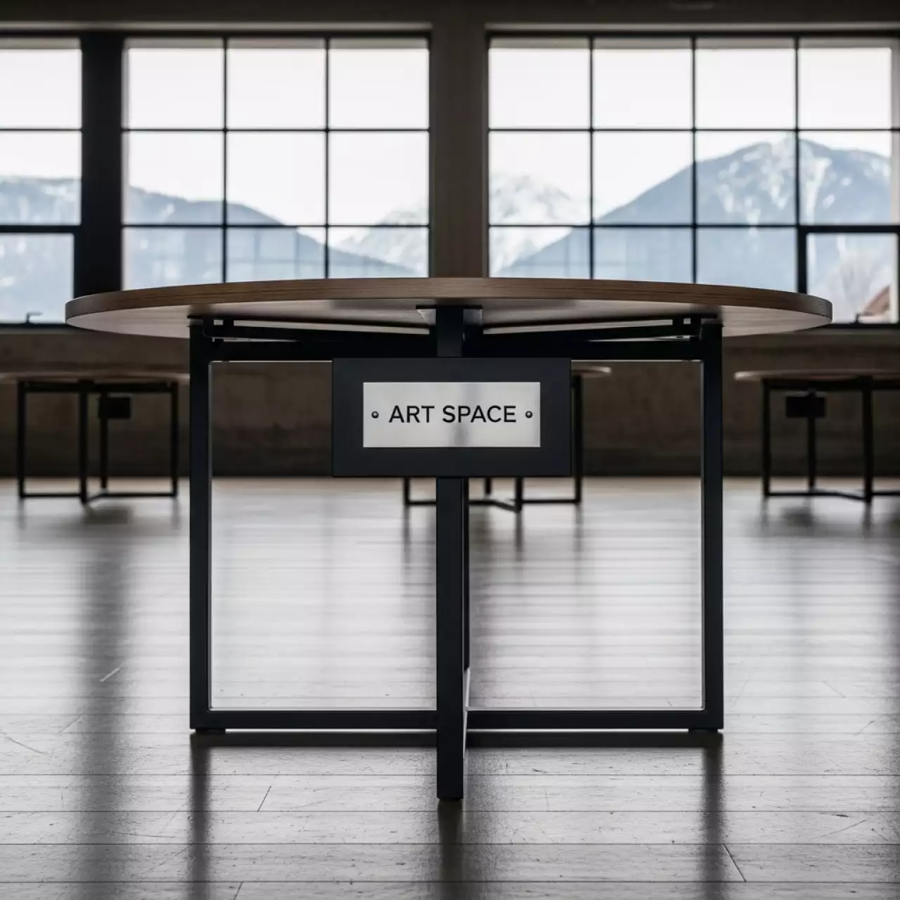 Аренда Стол Expo диаметр 100 см в Гранд Отель Поляна — ART SPACE