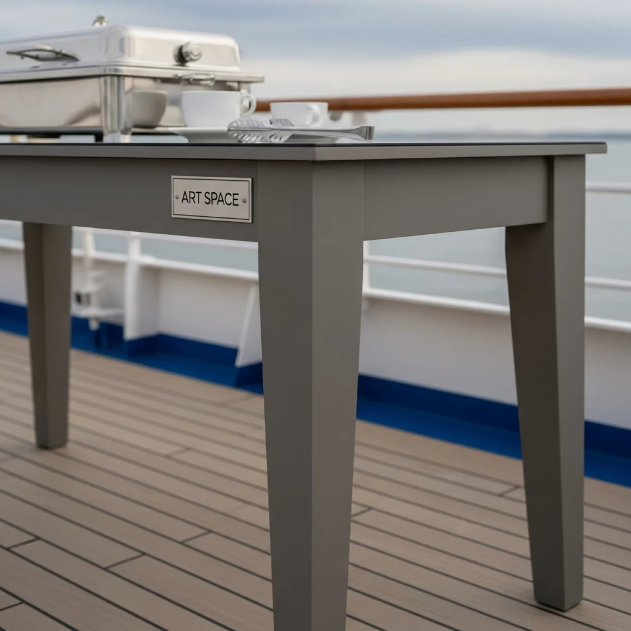 Аренда Стол фуршетный Camila на теплоходе «Дагомыс» — ART SPACE