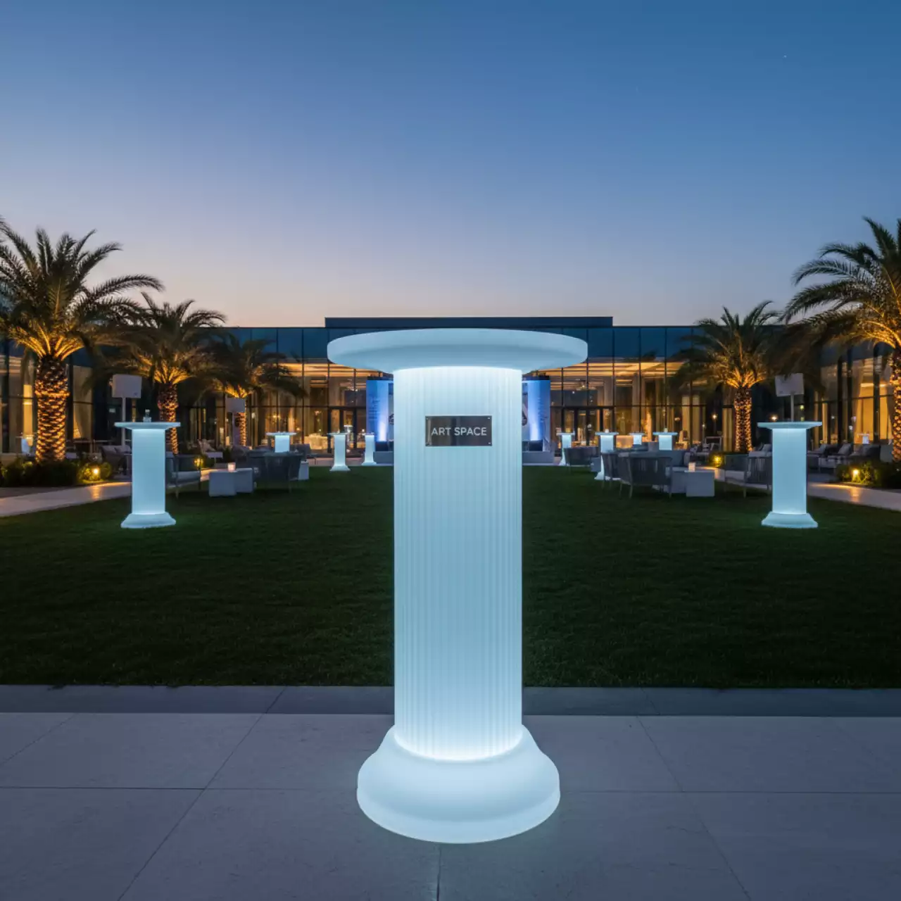 Аренда Стол фуршетный LED Peak Line в Green Flow Hotel — ART SPACE