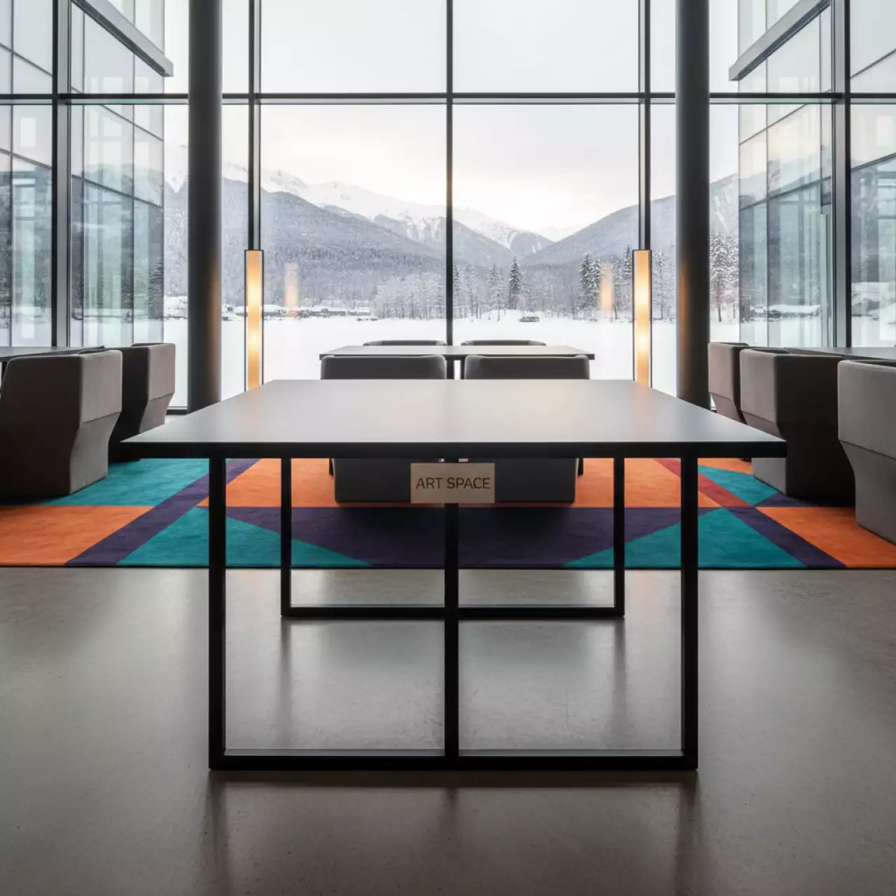 Аренда Стол Genre quadro black в Гранд Отель Сочи — ART SPACE