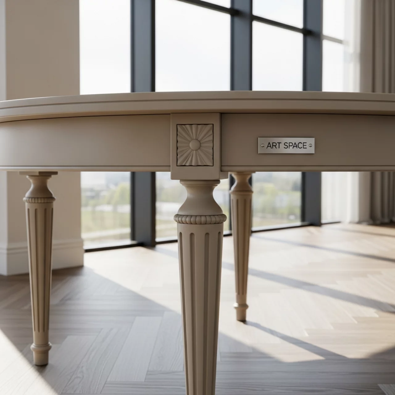 Аренда Стол Grand Michelle бежевый в Radisson Blu Resort & Congress Centre — ART SPACE