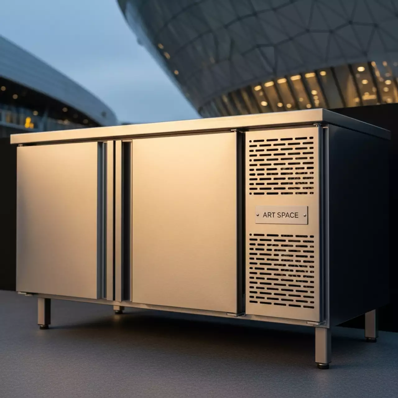 Аренда Стол холодильный рабочий APACH AFM 02 1420х700х850 мм в Сириус Арене — ART SPACE