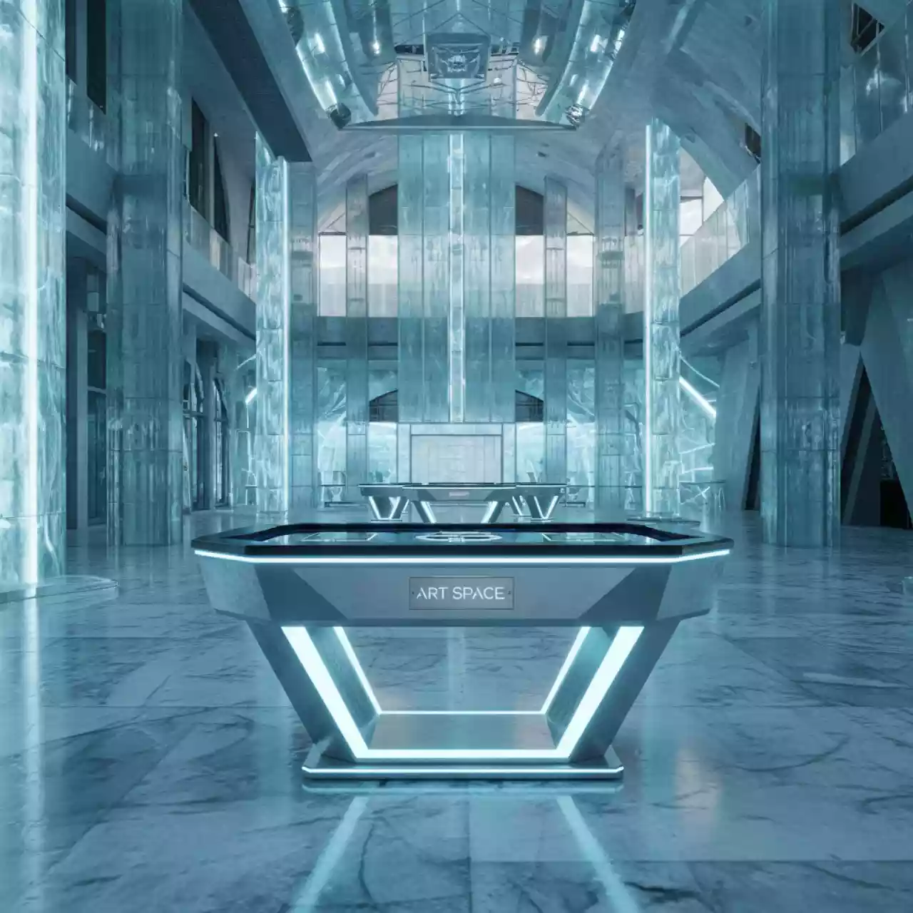 Аренда Стол игровой Фортуна в ледовом дворце «Роза Хутор» — ART SPACE