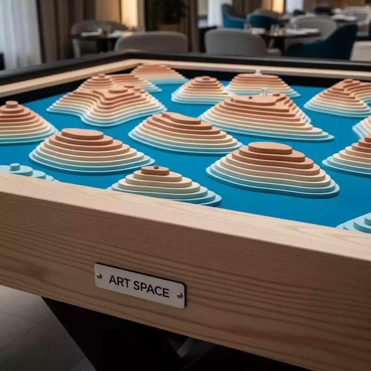 Аренда Стол игровой Ландшафт острова создающие рельеф в ресторане «Баран-Рапан» — ART SPACE
