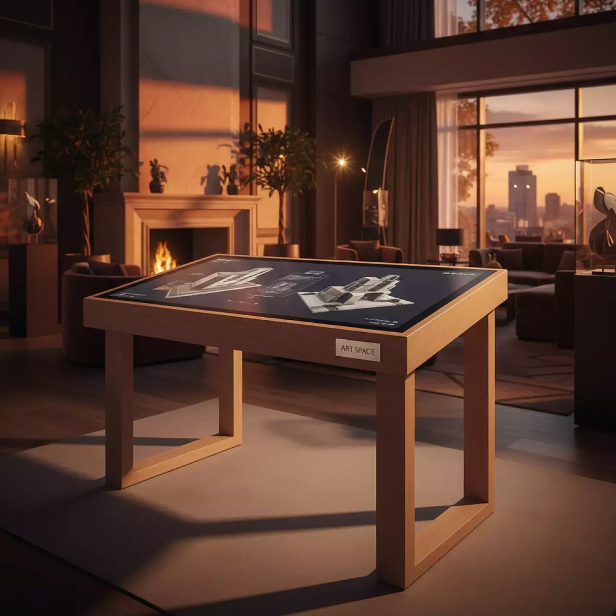 Аренда Стол интерактивный 43 дюйма UHD в Mövenpick Hotel — ART SPACE