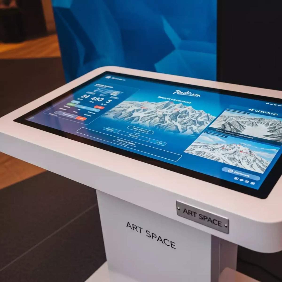 Аренда Стол интерактивный 43 дюйма Ultra HD в Radisson Hotel Rosa Khutor — ART SPACE