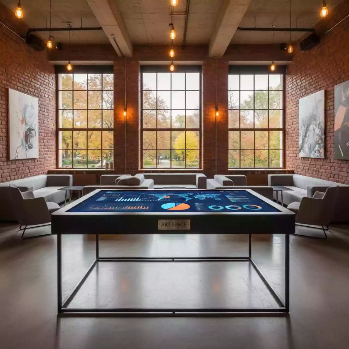 Аренда Стол интерактивный Модерн 50 IR Android в санатории «Заполярье» — ART SPACE