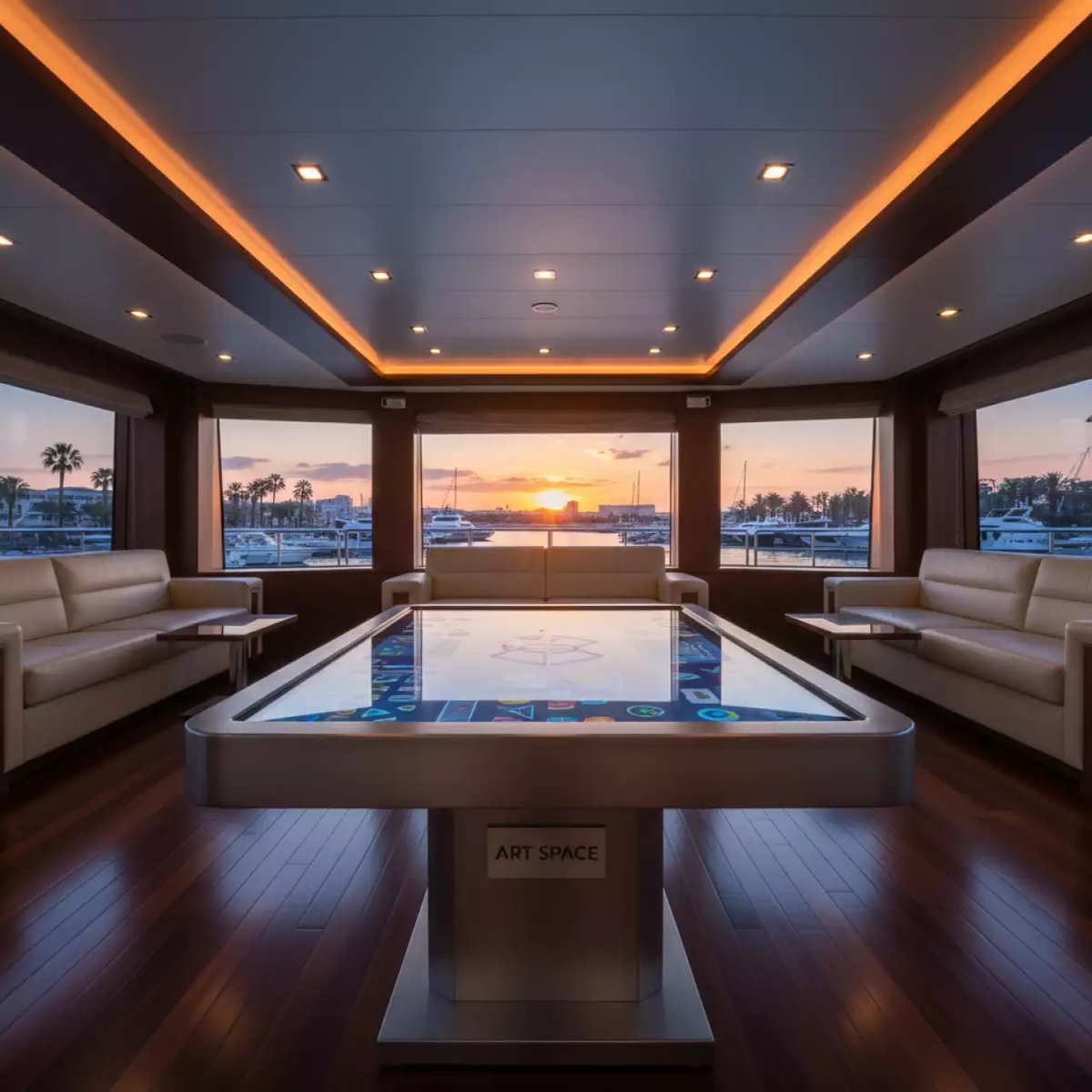 Аренда Стол интерактивный психолога дефектолога Гармония edu серия Кисельковое царство на VIP теплоходе (Морпорт Сочи) — ART SPACE