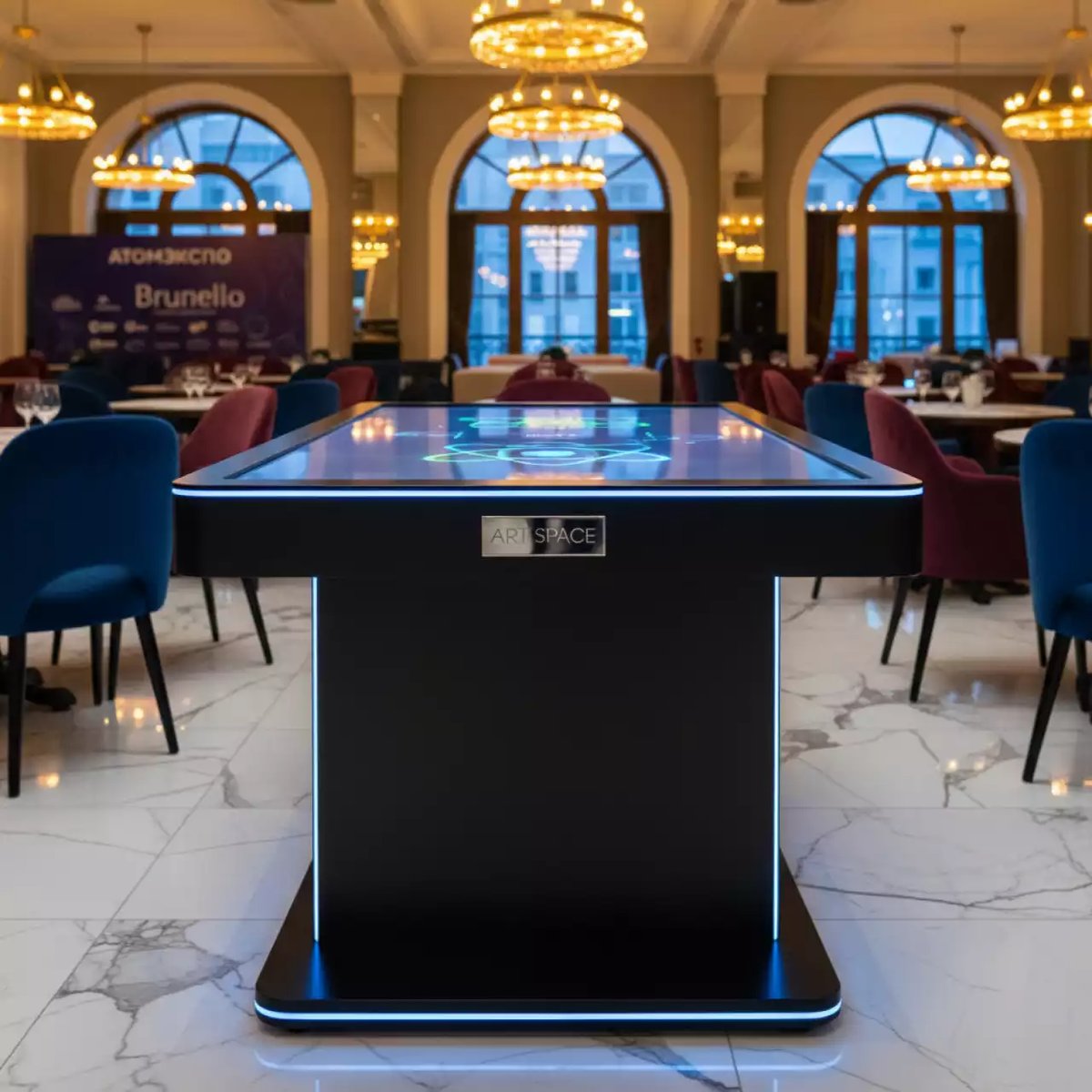 Аренда Стол интерактивный Уникум 1 43 Windows в ресторане «Brunello» — ART SPACE