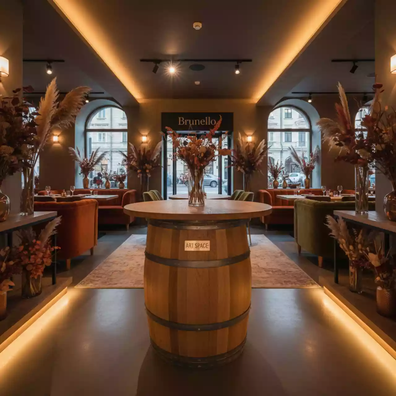 Аренда Стол из бочки в ресторане «Brunello» — ART SPACE