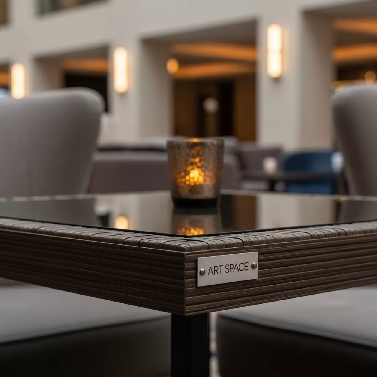 Аренда Стол из искусственного ротанга T190BD W52 90х90 brown в Поляна 1389 Отель и Спа — ART SPACE