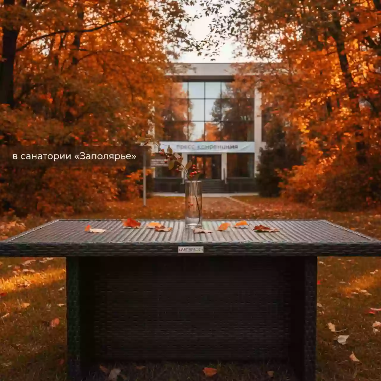 Аренда Стол из ротанга Руардин Ruardean 150х90 см в санатории «Заполярье» — ART SPACE