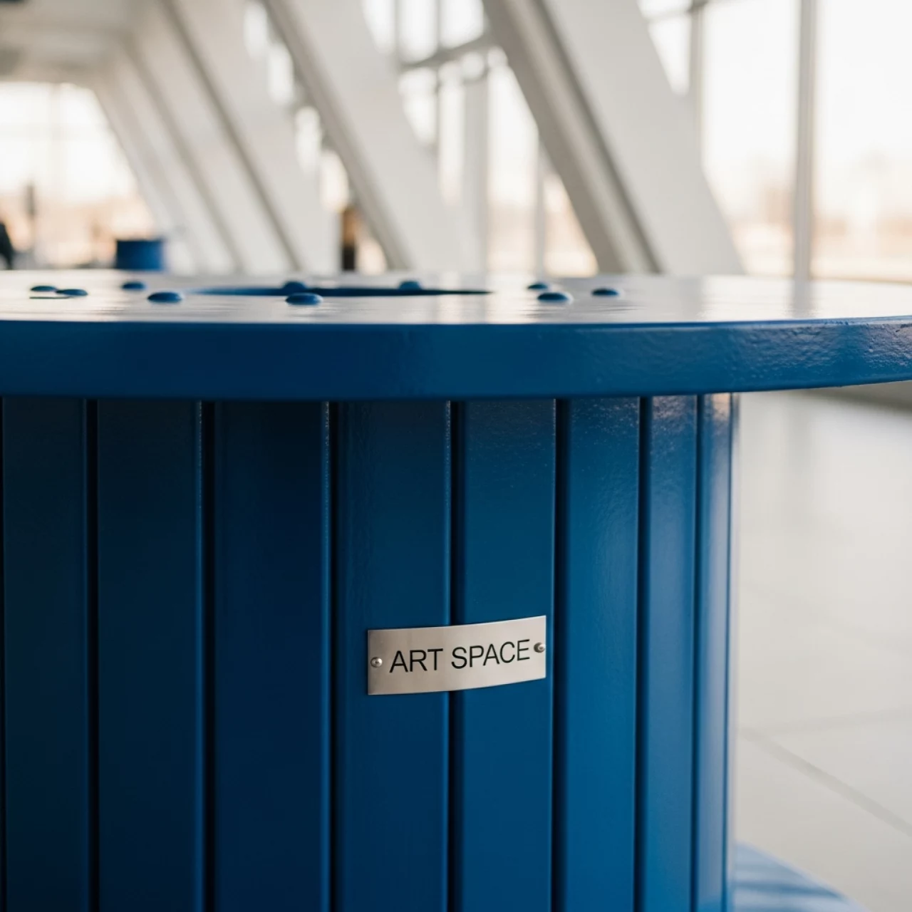 Аренда Стол катушка синий в комплексе «Дагомыс» — ART SPACE