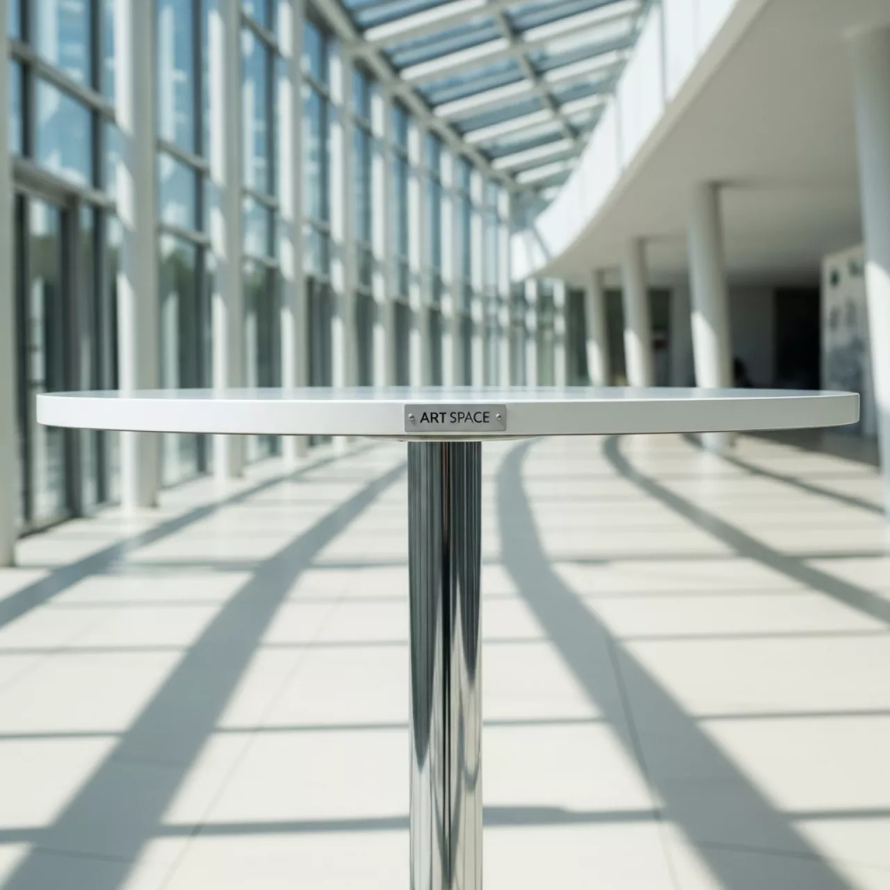 Аренда Стол коктейльный Buffet 2 белый диаметр 60 см в Сириус Арене — ART SPACE