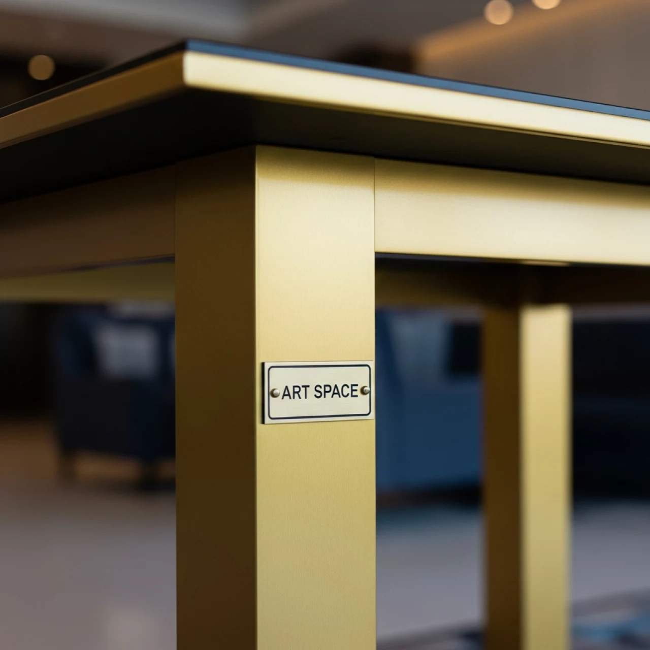 Аренда Стол коктейльный конгресс золотой в Sochi Marriott Krasnaya Polyana — ART SPACE