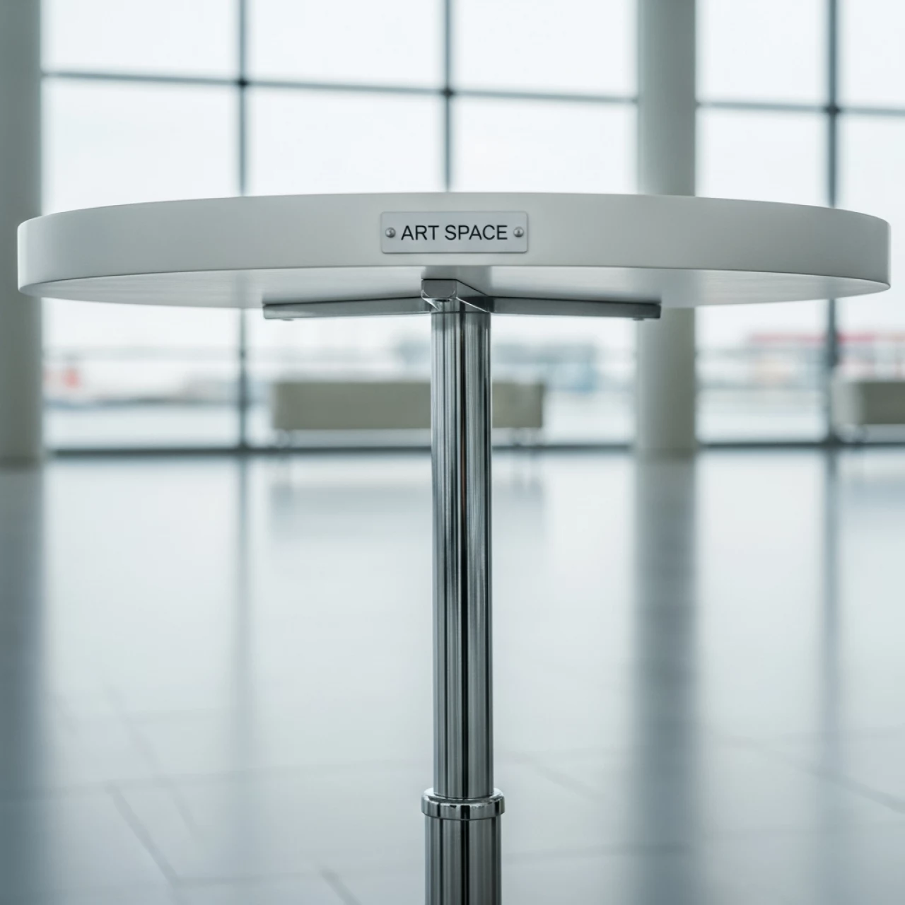 Аренда Стол коктейльный круглый в зале «Чайка» (Морпорт) — ART SPACE