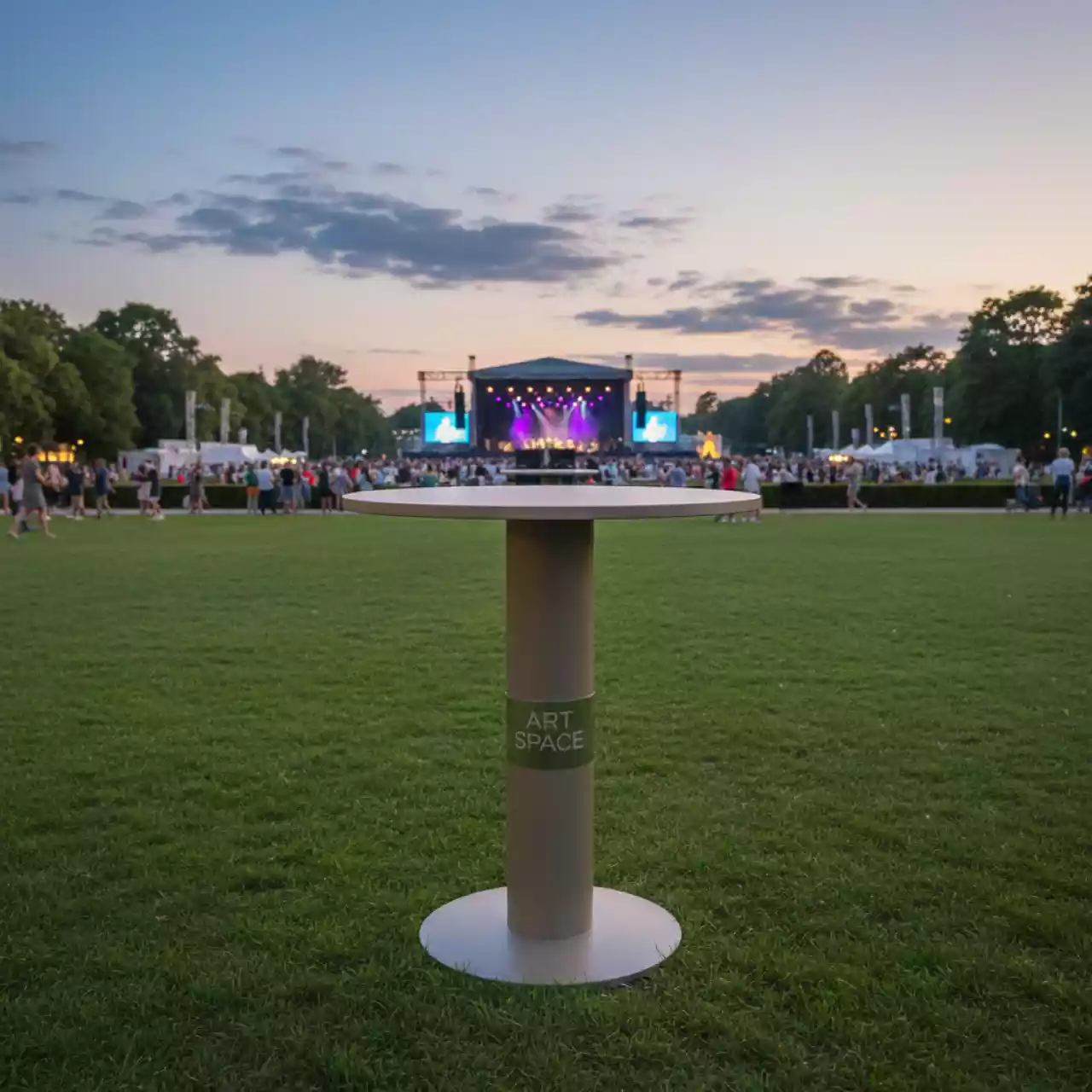 Аренда Стол коктейльный Pietra 75 см в парке «Ривьера» — ART SPACE