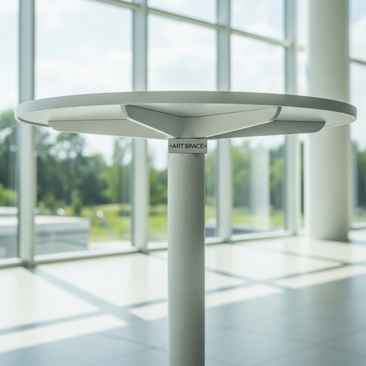 Аренда Стол коктейльный пластиковый 110х80 в Delta Sirius — ART SPACE