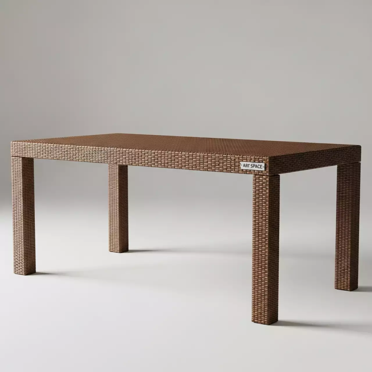 Аренда Стол коричневый B rattan Houston 1500х900 мм в Green Flow Hotel — ART SPACE