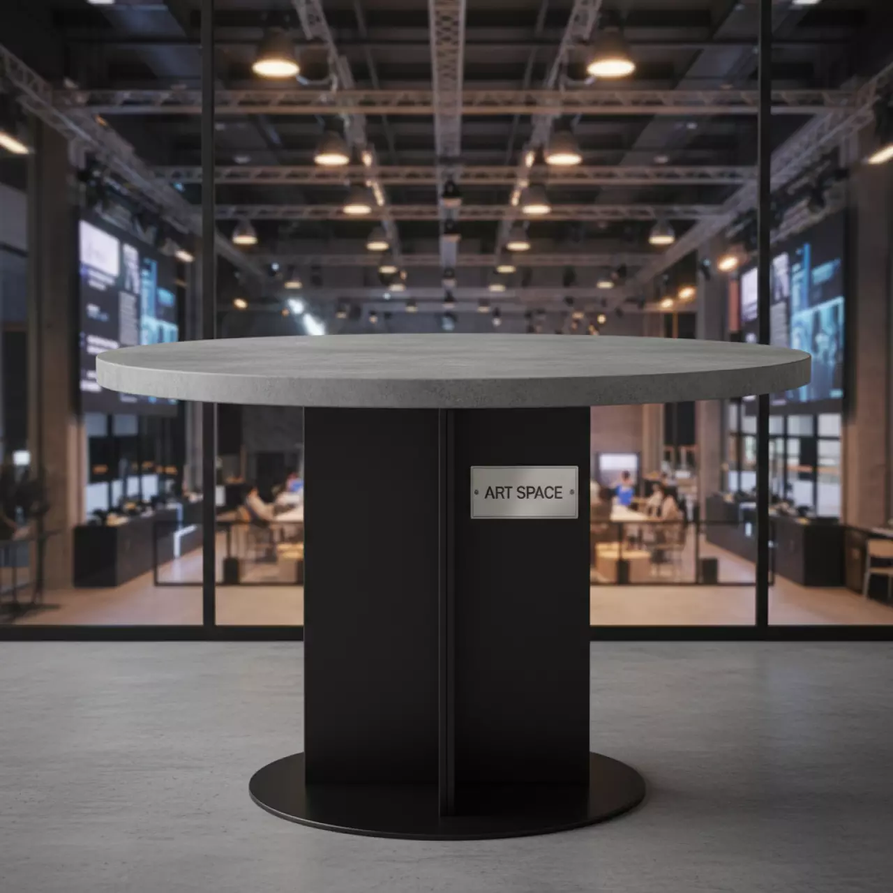 Аренда Стол круглый 80 DECO серый в Маринс Парк Отеле — ART SPACE